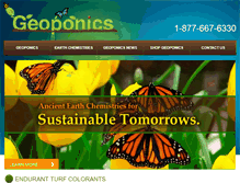 Tablet Screenshot of geoponicscorp.com